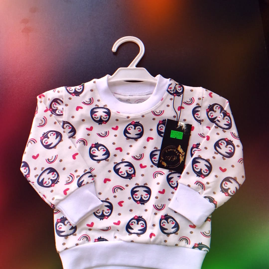 بلوز تک اسپرت جنس پشت ترویرا پاییزی سایز از ۱سال تا ۶ سال